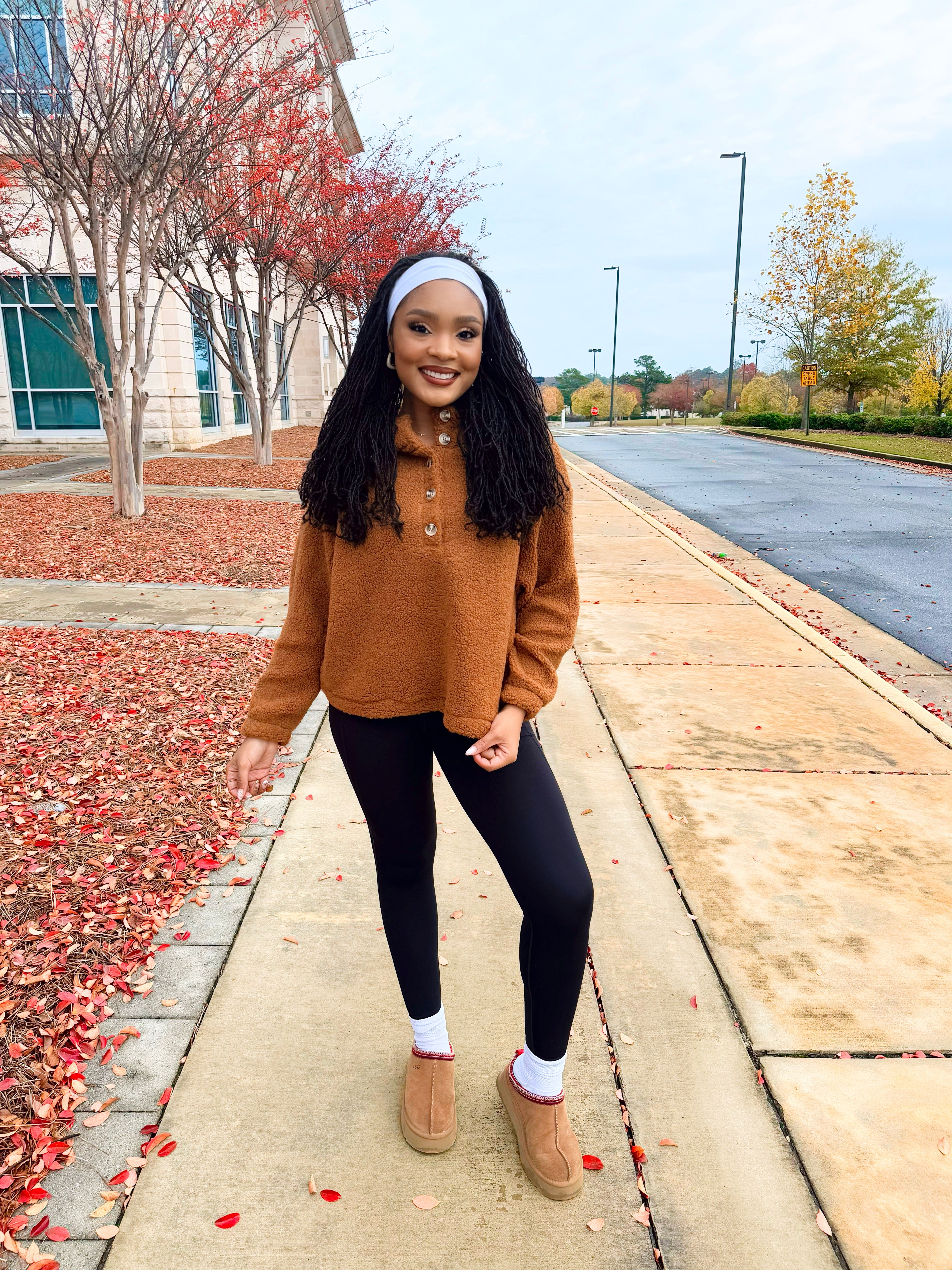 Teddy Comfort Hoodie - Camel