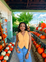 Easy Pumpkin Sweater Vest