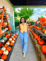 Easy Pumpkin Sweater Vest
