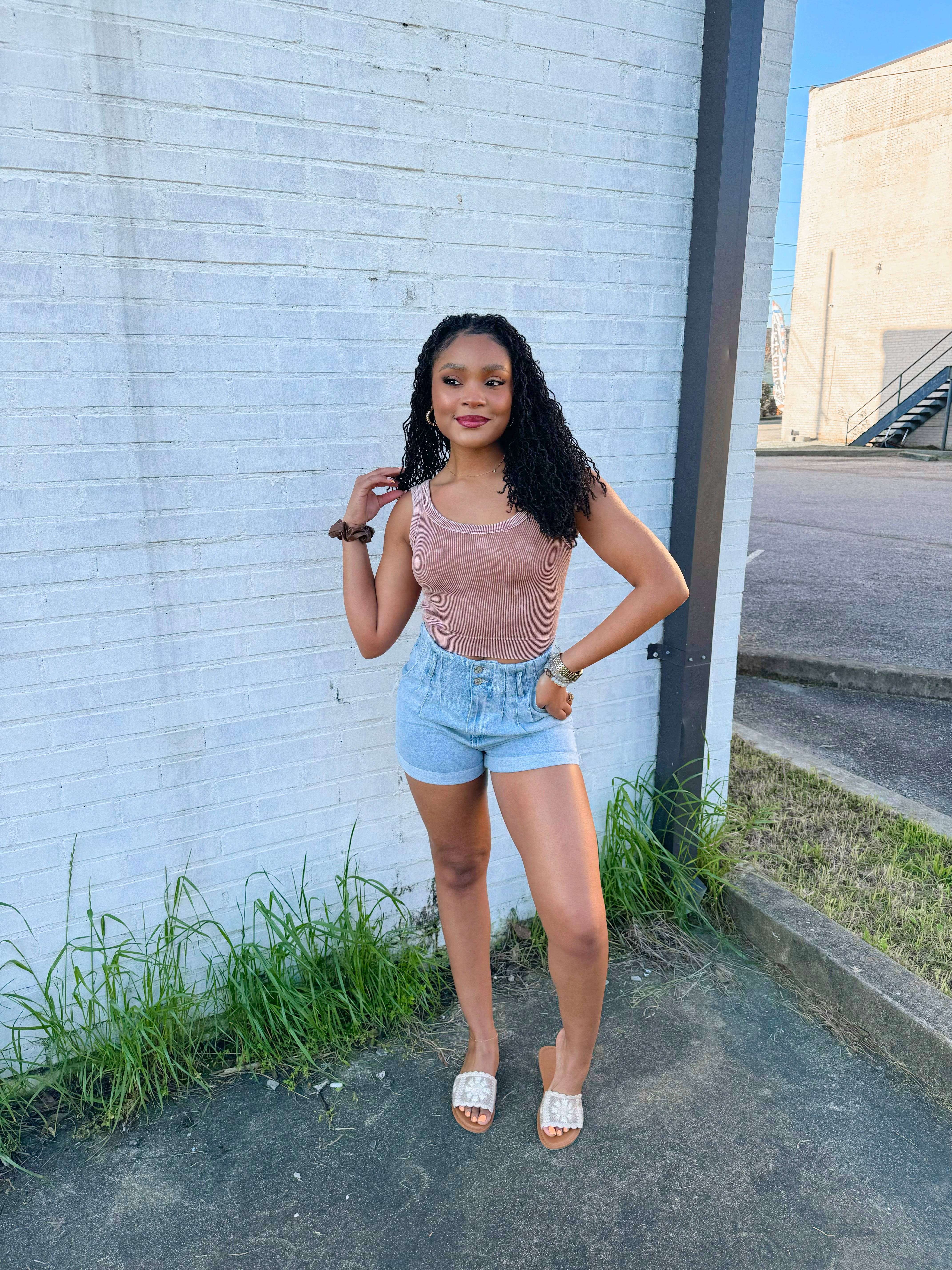 Paradise Tank - Mocha