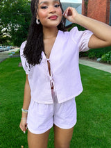 Pink Harvest Striped Set