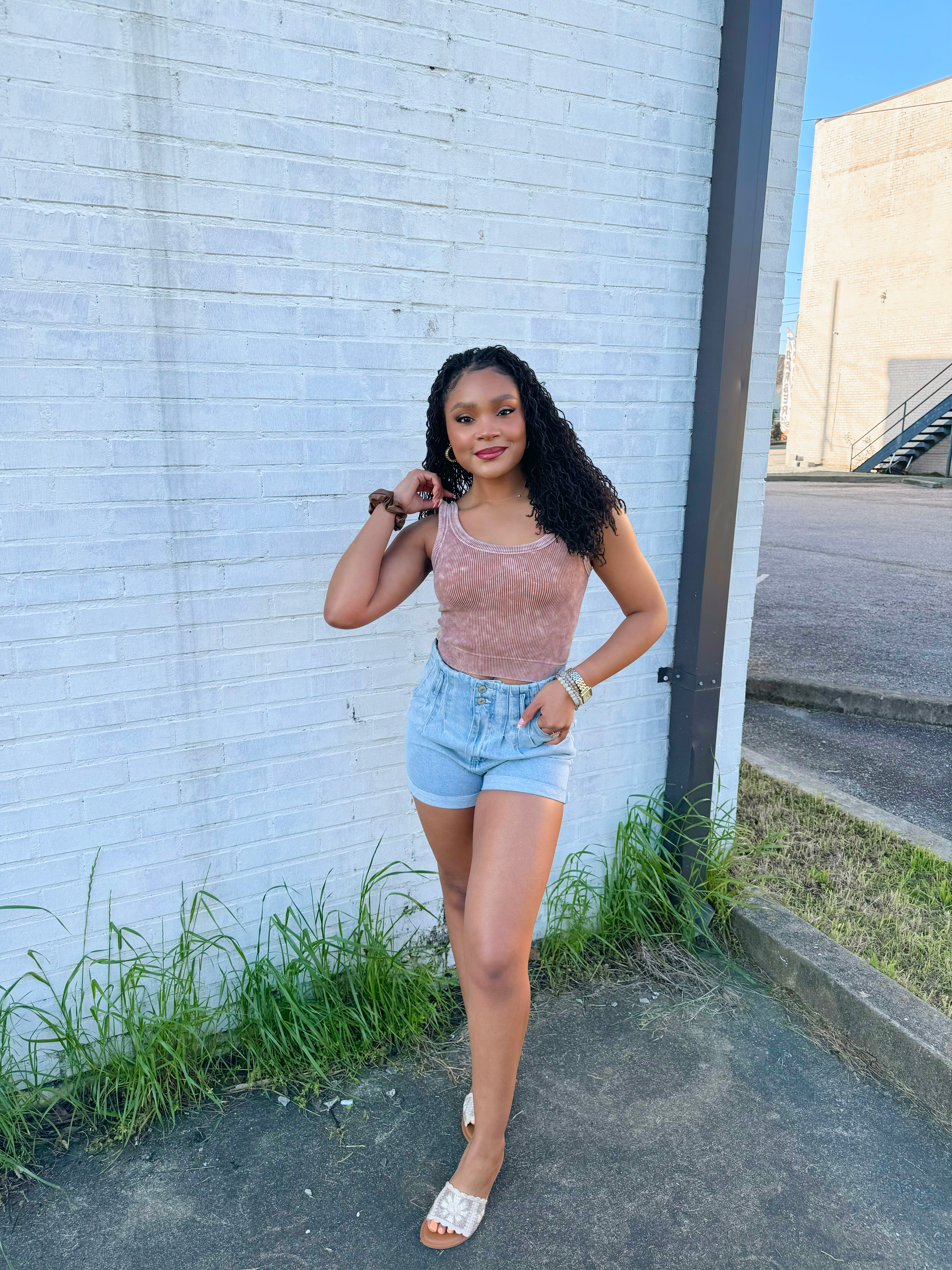 Paradise Tank - Mocha