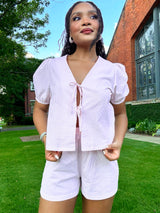 Pink Harvest Striped Set