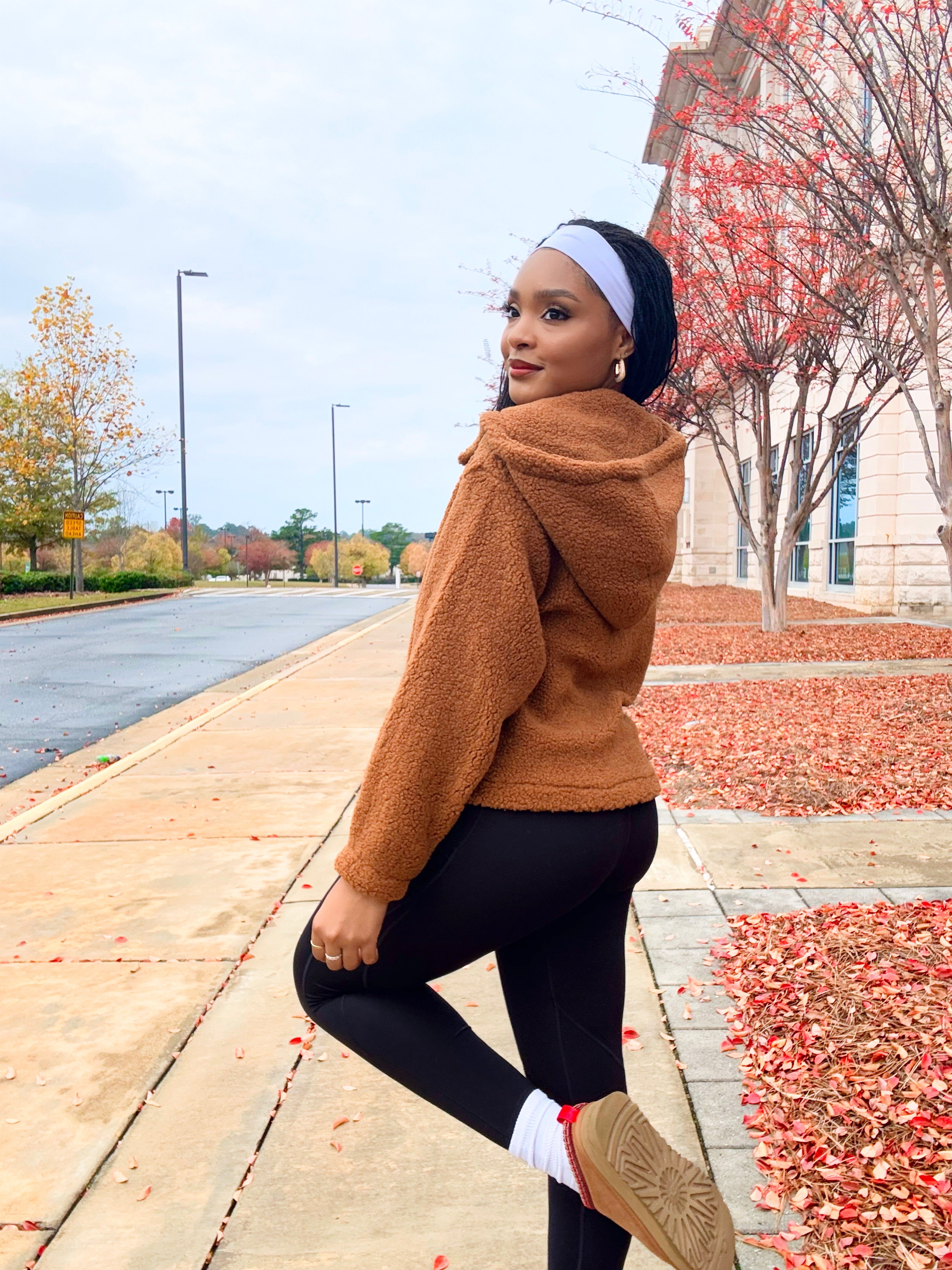 Teddy Comfort Hoodie - Camel