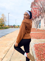 Teddy Comfort Hoodie - Camel