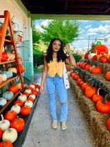Easy Pumpkin Sweater Vest