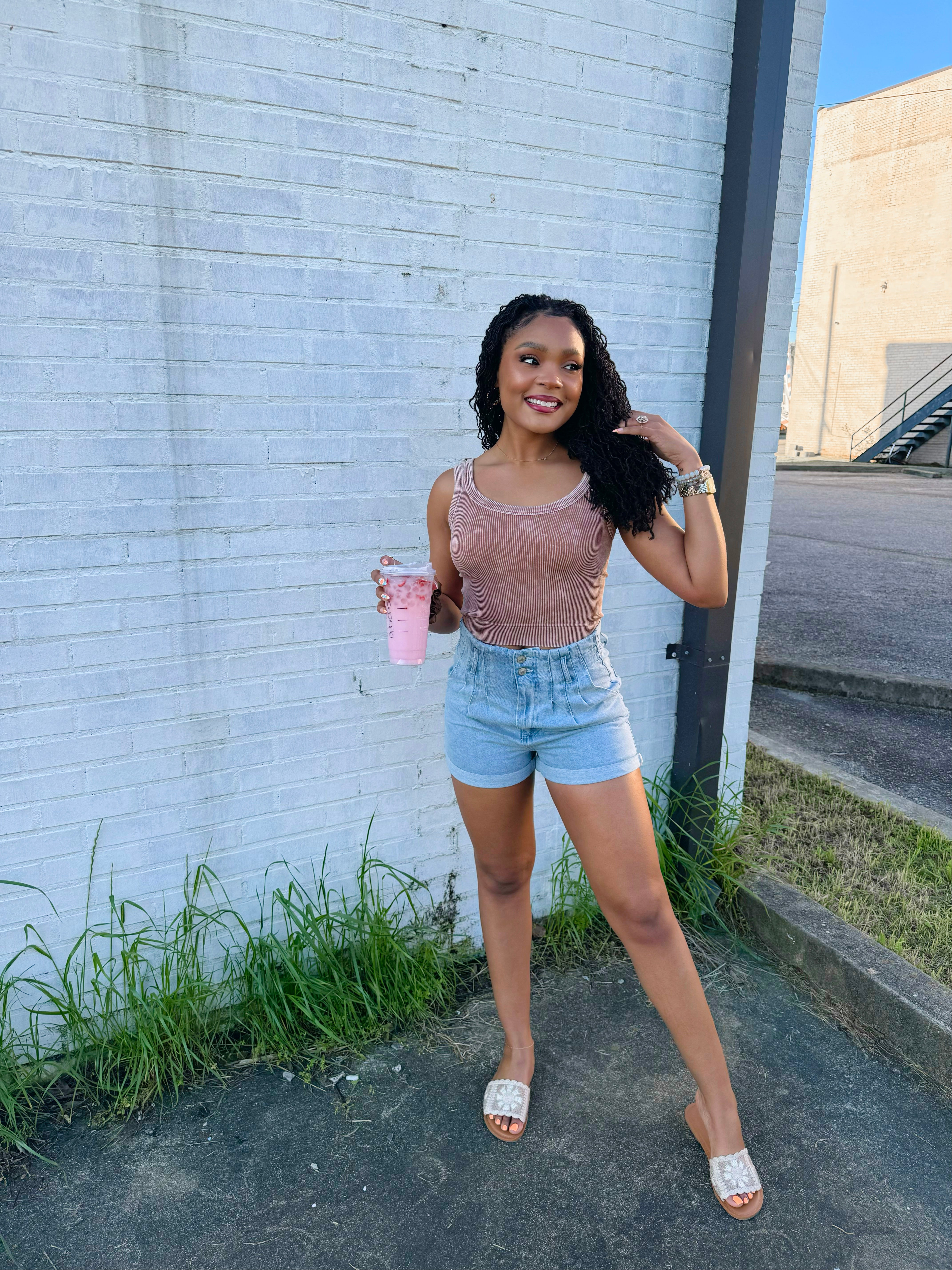 Paradise Tank - Mocha