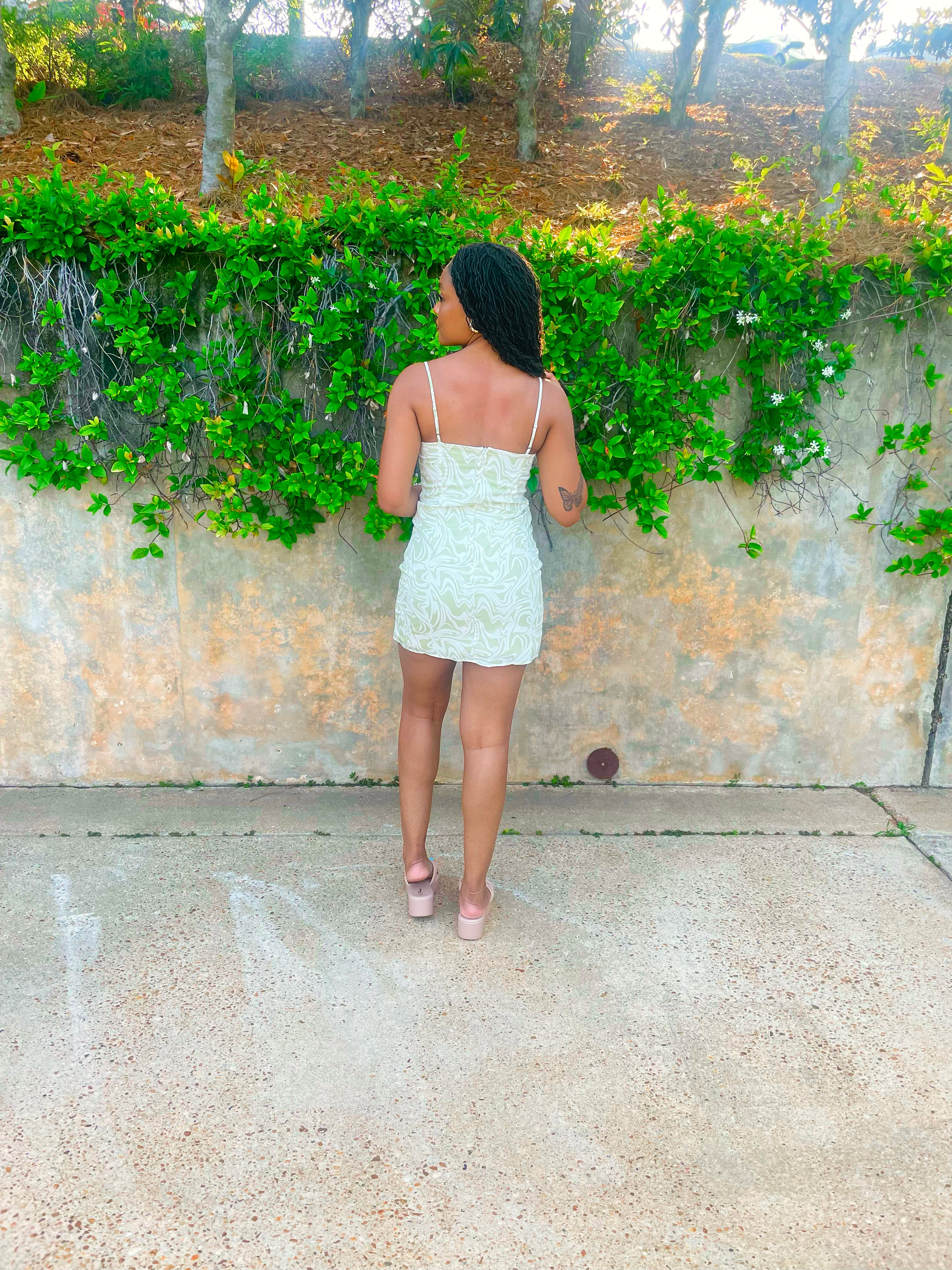 Marble Mini Dress
