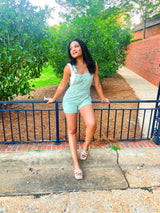 Mint Garden Overalls