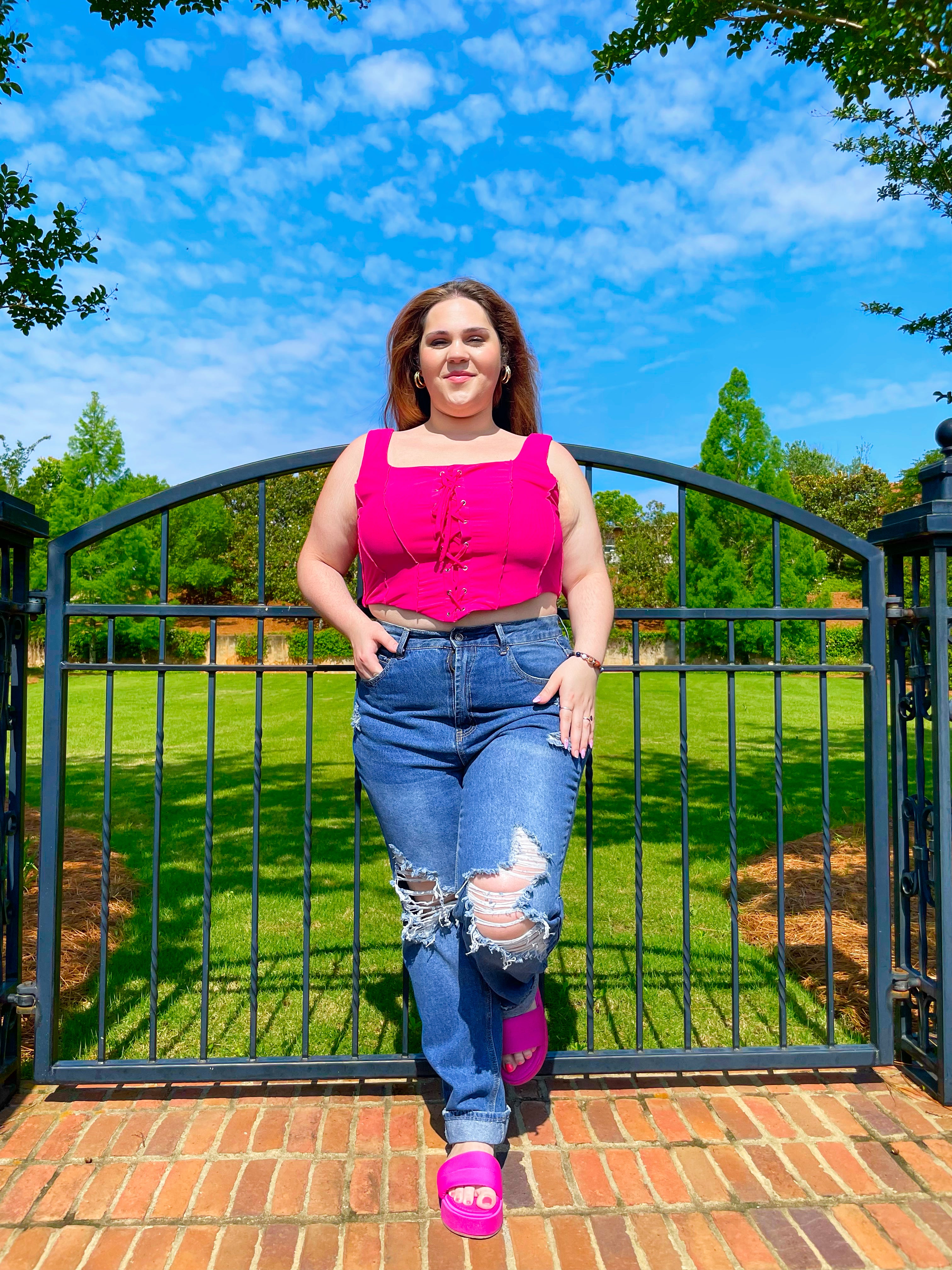 Pink Crush Corset Top