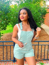 Mint Garden Overalls
