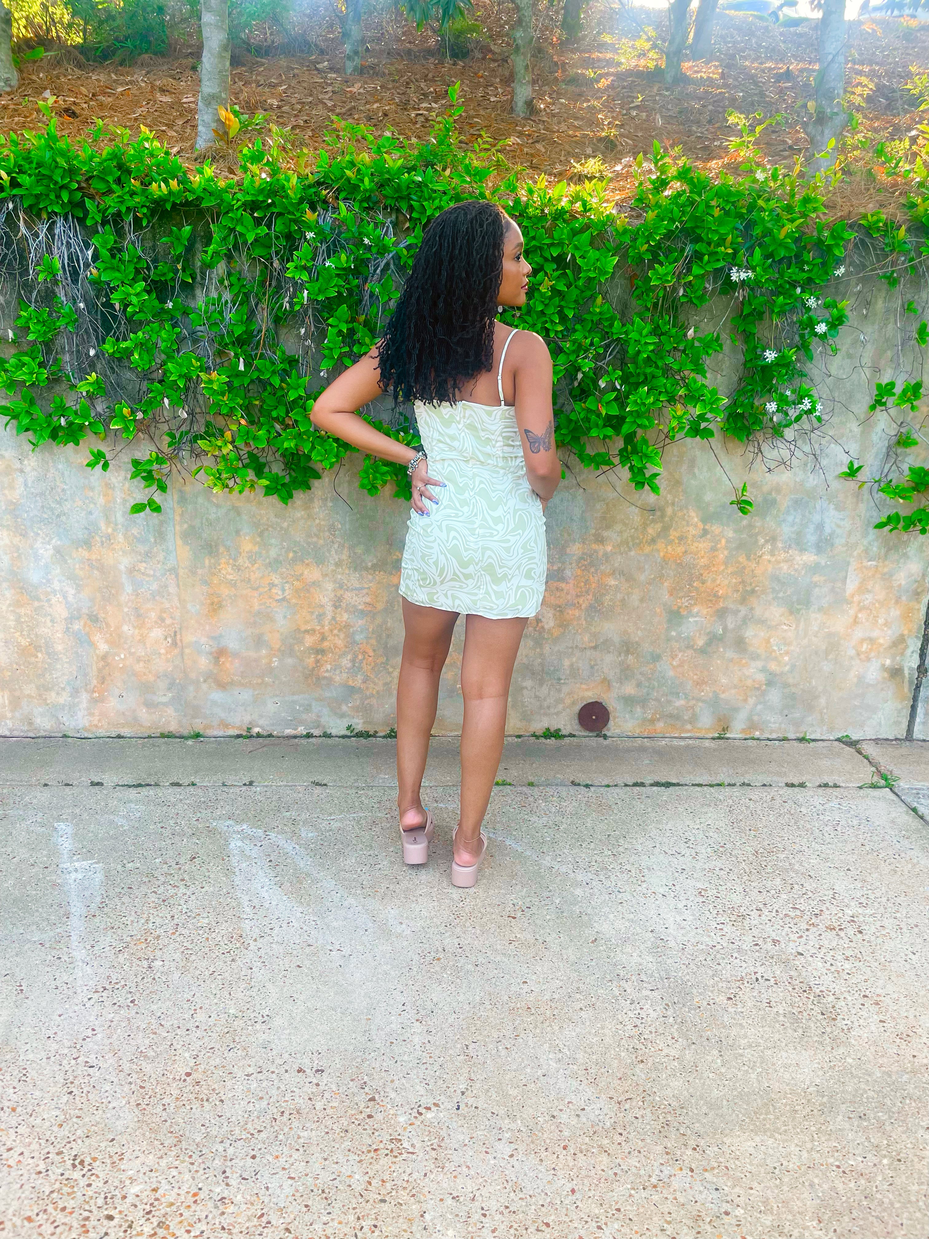 Marble Mini Dress