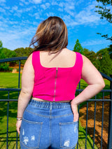 Pink Crush Corset Top