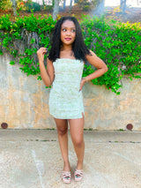 Marble Mini Dress