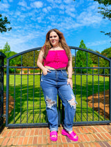 Pink Crush Corset Top