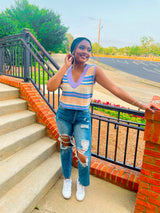 Colorful Feeling Sweater Tank