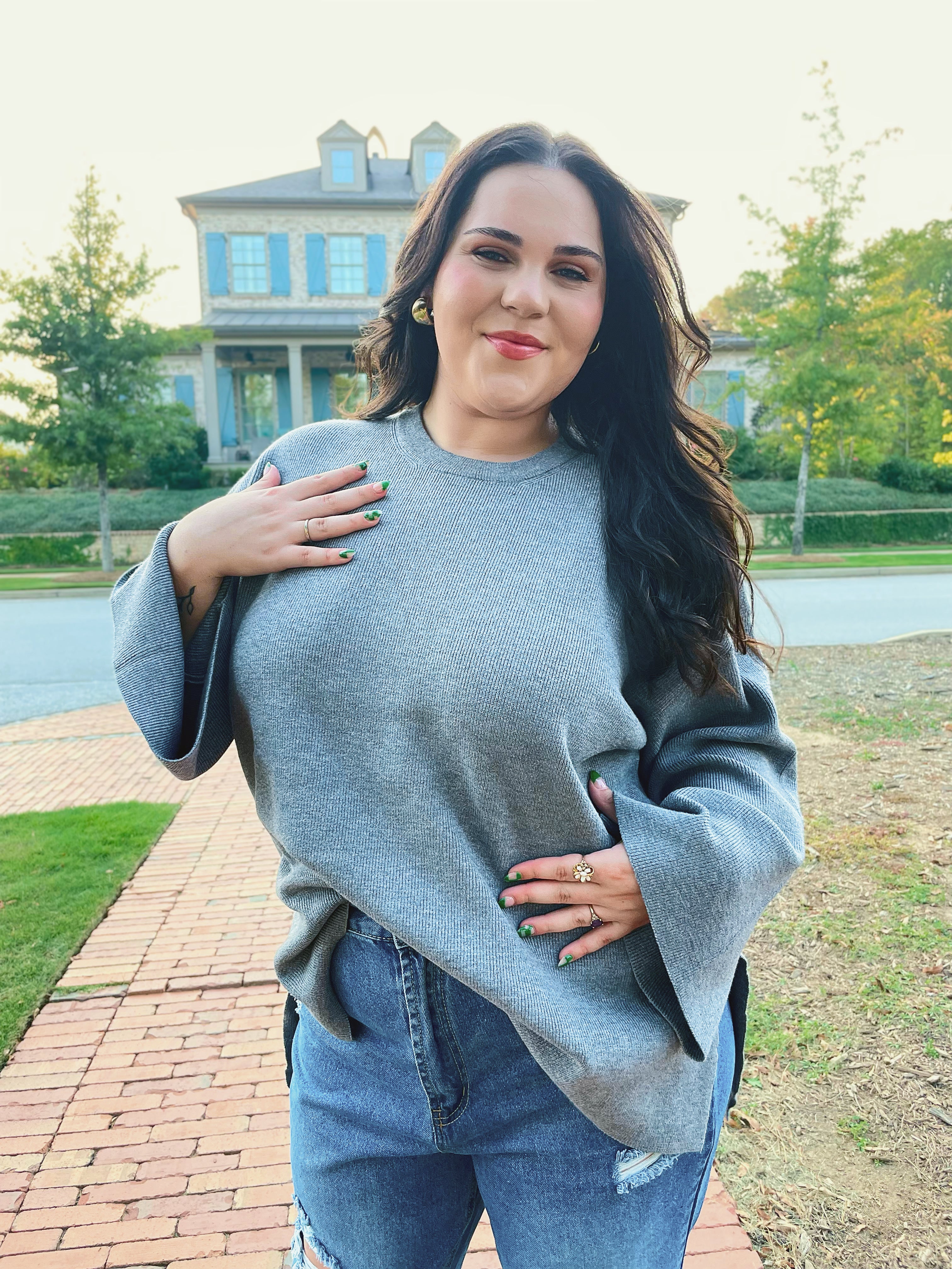 Shameless Sweater - Heather Grey
