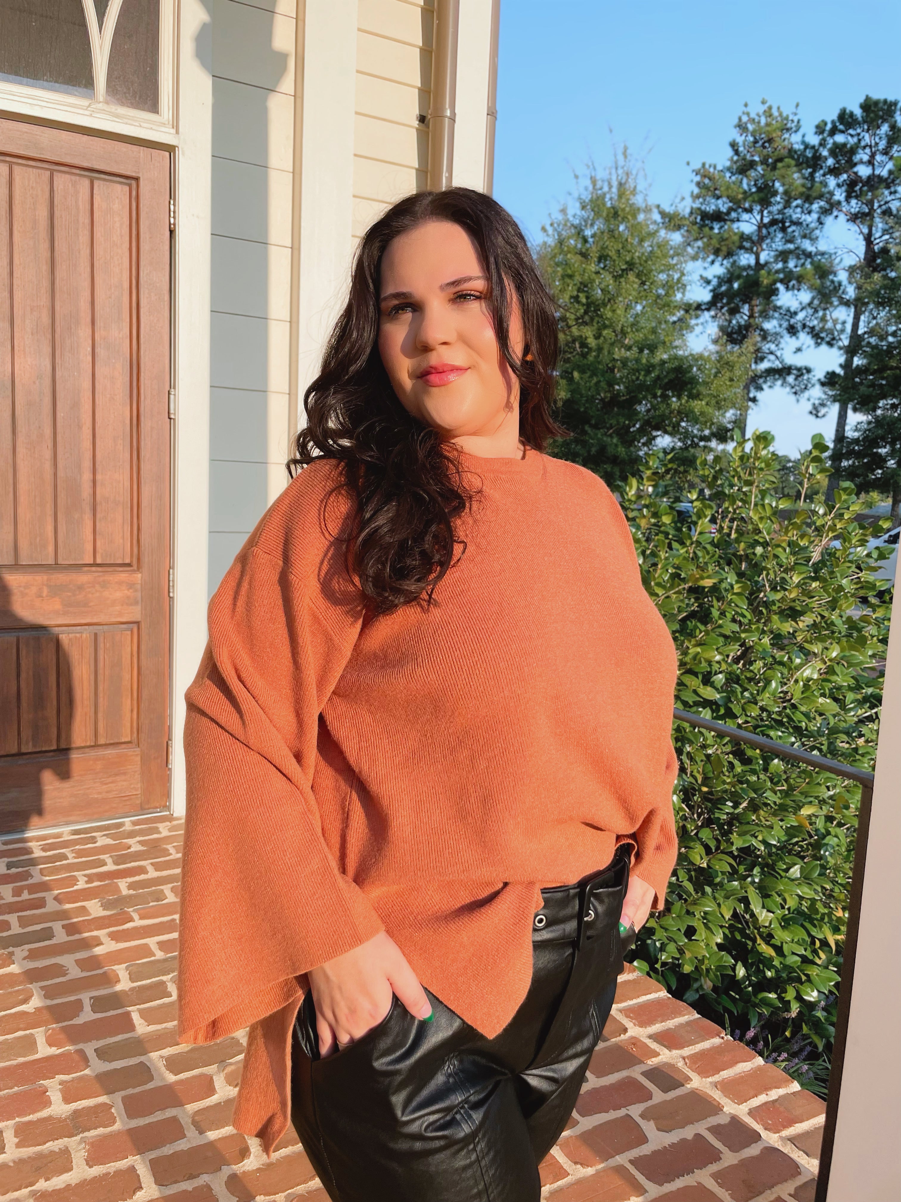 Shameless Sweater - Muted Orange