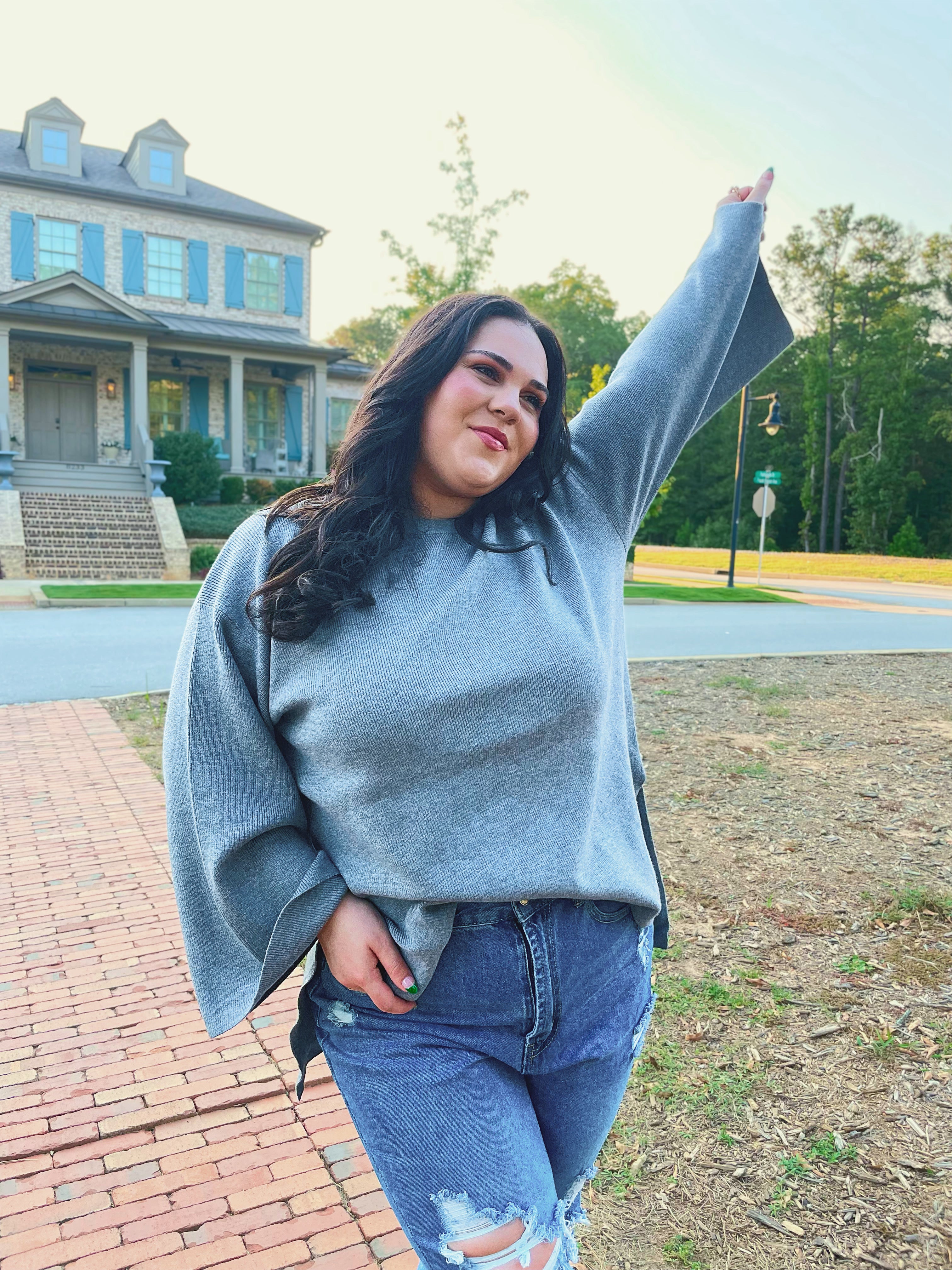 Shameless Sweater - Heather Grey