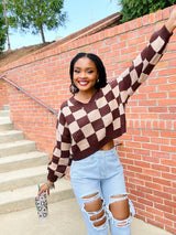 In Check Sweater