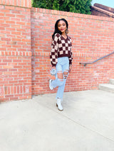 In Check Sweater