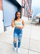 Vibe Tank - Mint