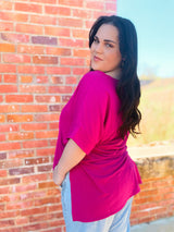 Just Magenta Top