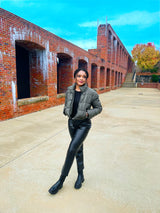Pop Off Puffer Coat - Olive