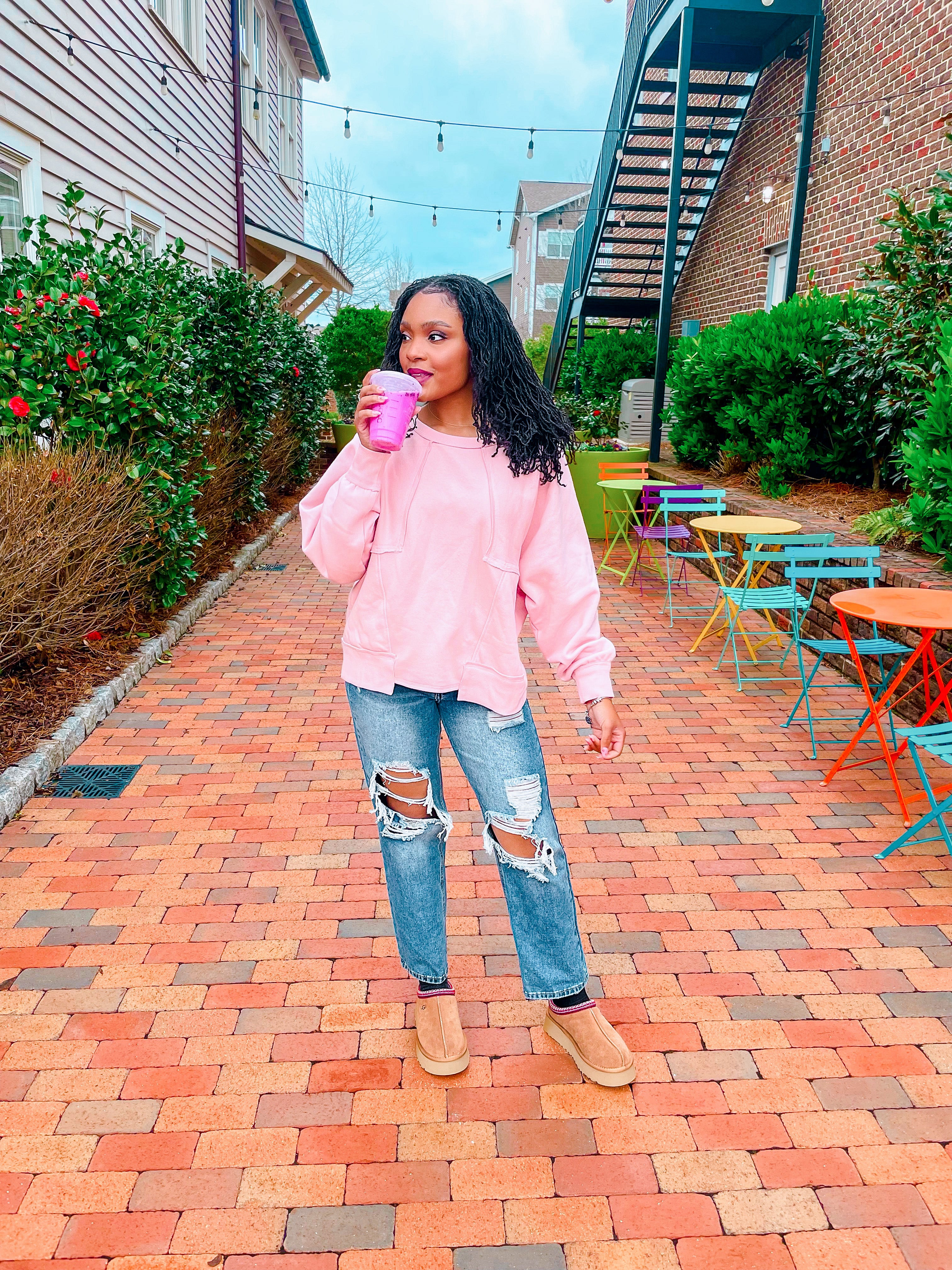 Still Your Best Sweatshirt - Pink