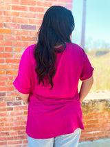 Just Magenta Top