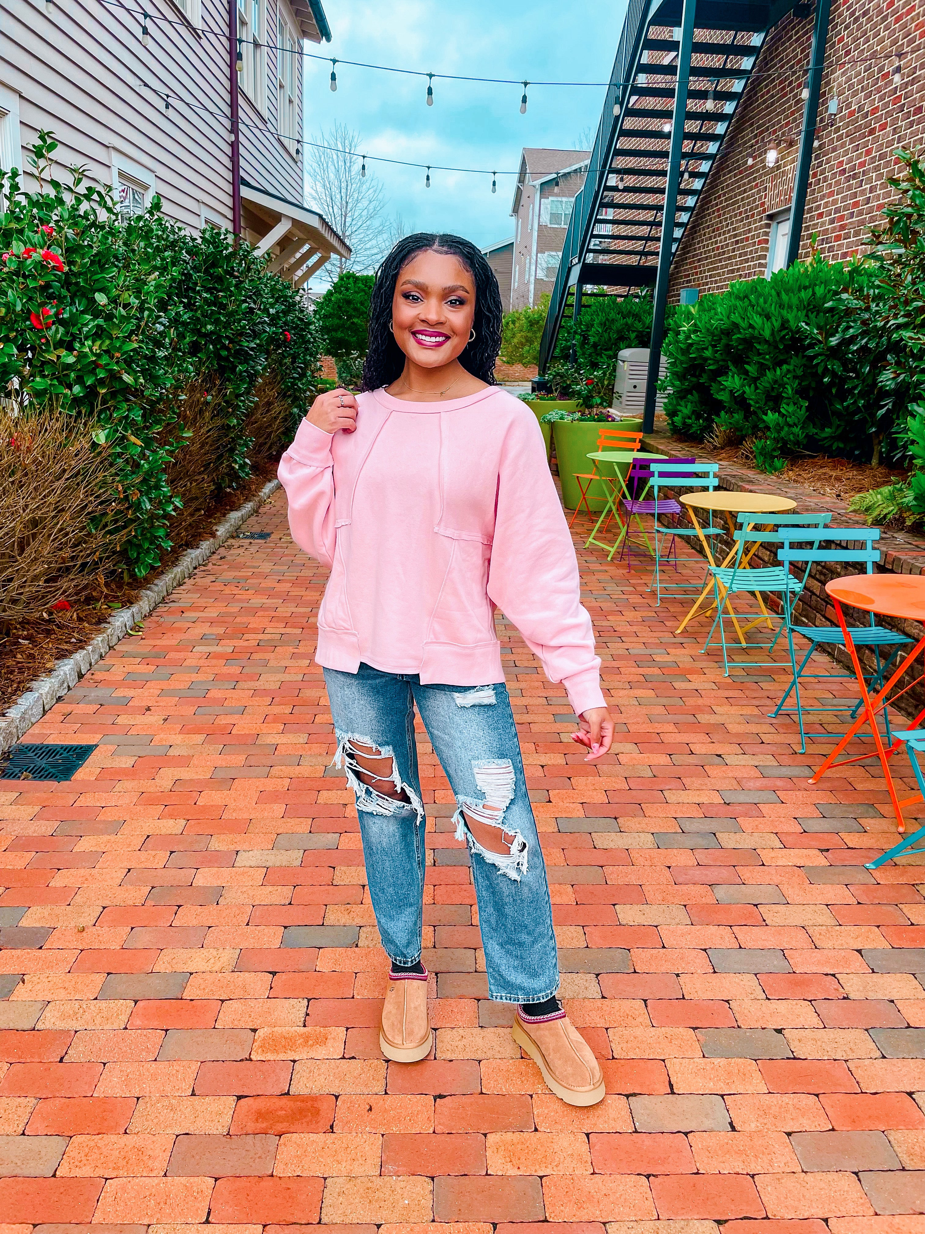 Still Your Best Sweatshirt - Pink