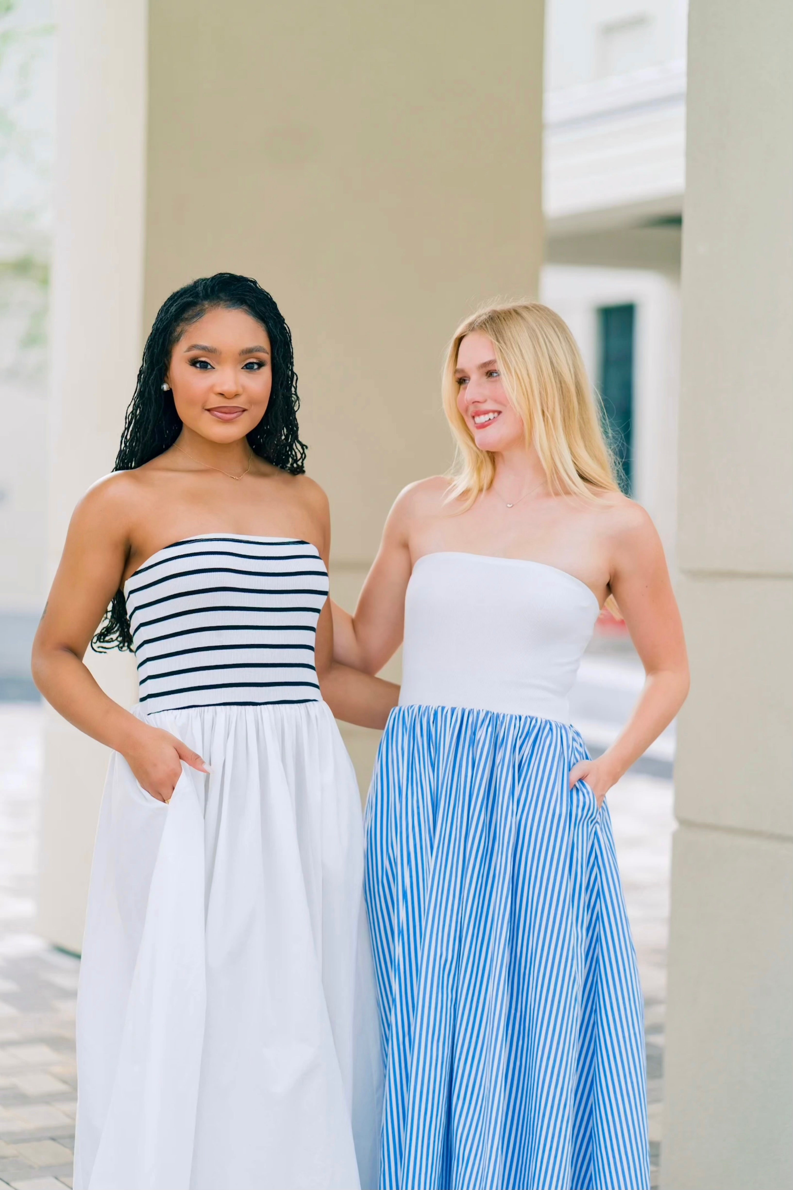 Mainstay Dress - Cabana Stripes
