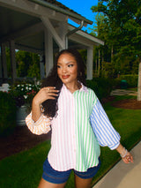 Striped In Hues Top