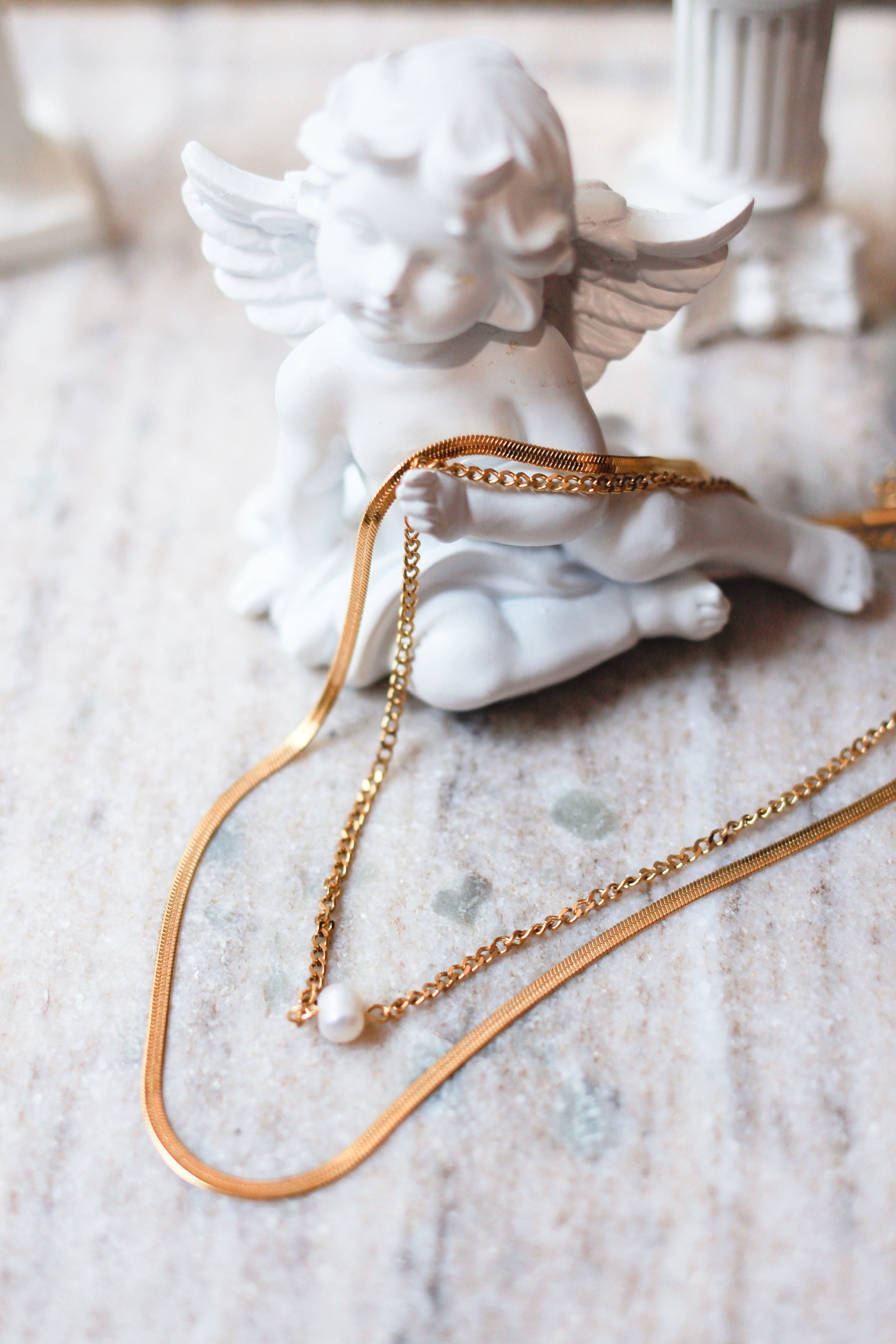 Aligned Layer Necklace