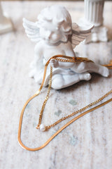 Aligned Layer Necklace