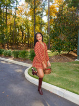 Mulberry Plaid Romper