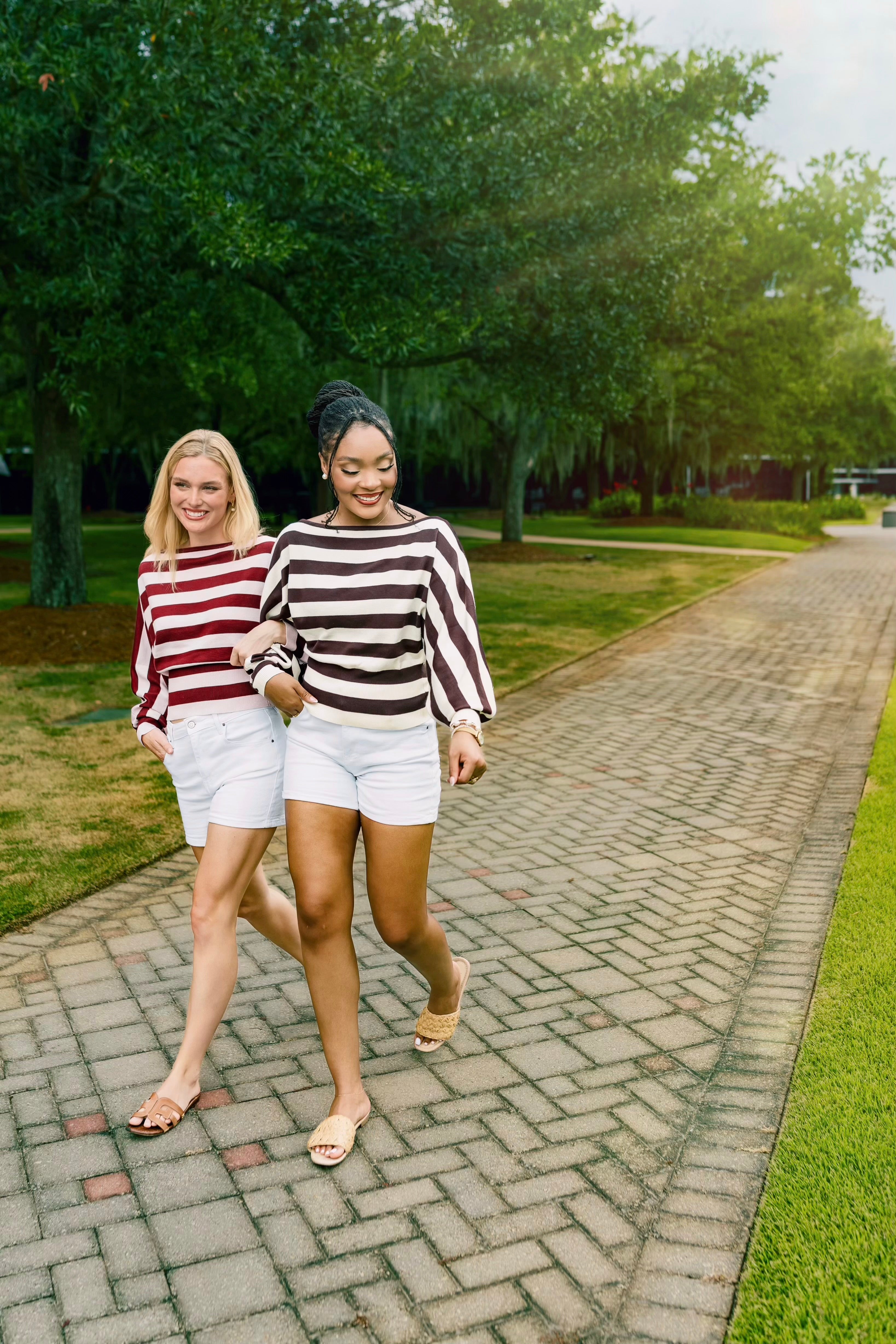Signature Stripes Sweater - Mocha