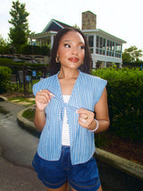 Blueberry Graze Quilted Vest
