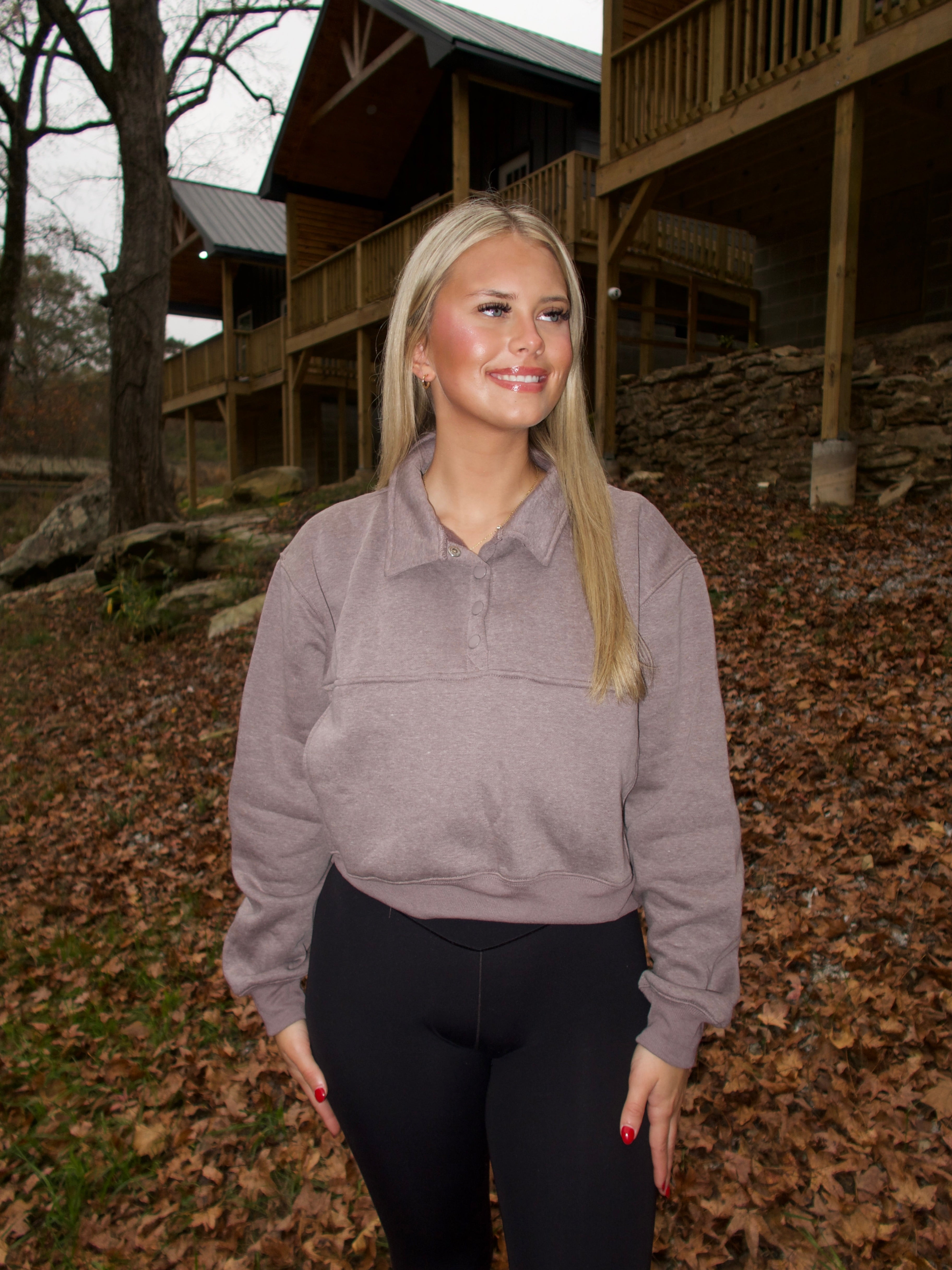 Daily Essential Pullover - Stone