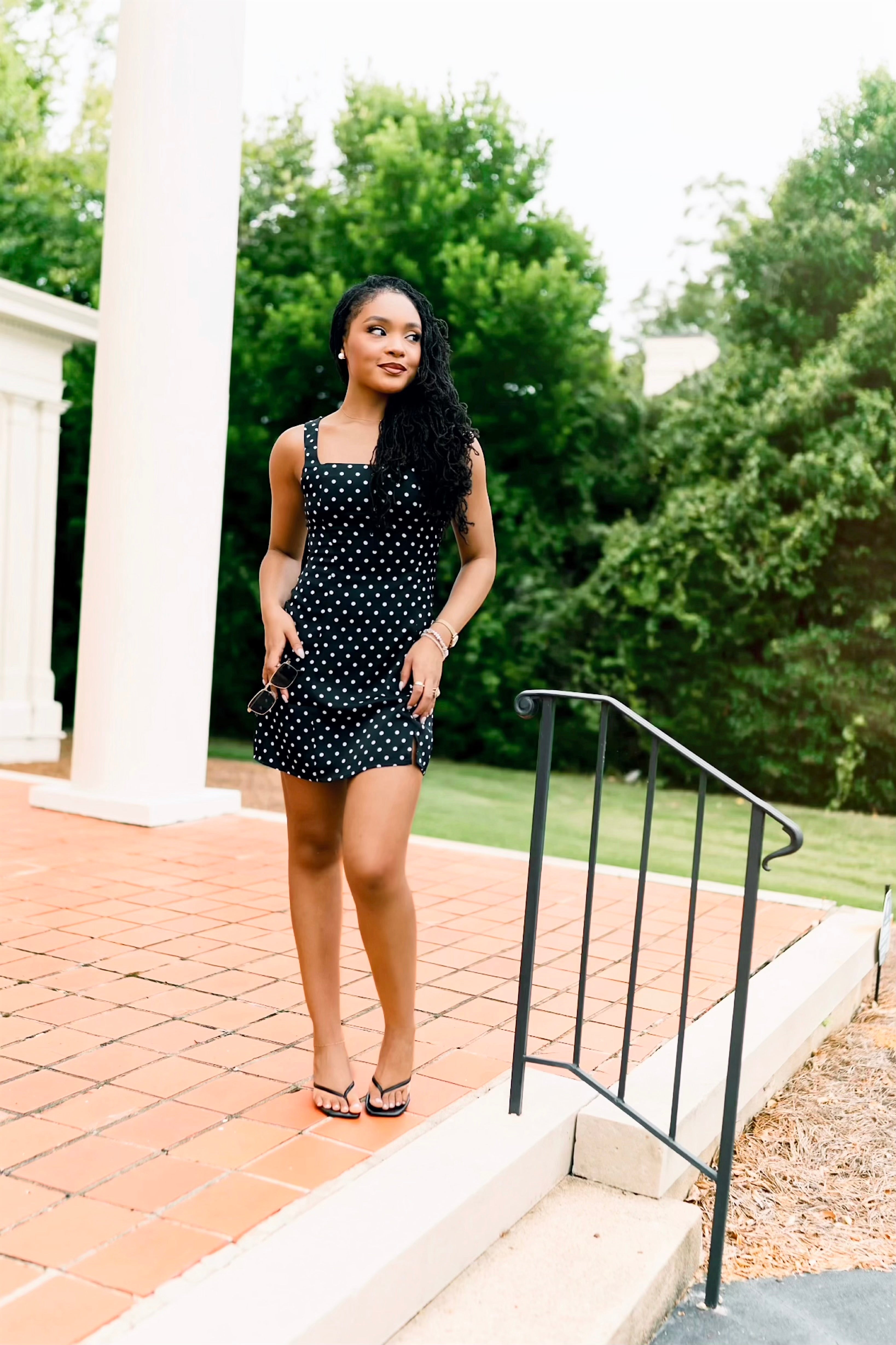 Spotted in Black Dress