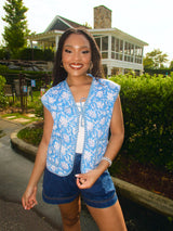 Blueberry Graze Quilted Vest