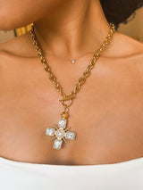 Serene Cross Necklace