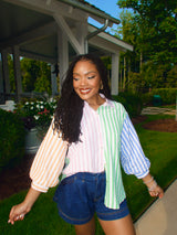 Striped In Hues Top