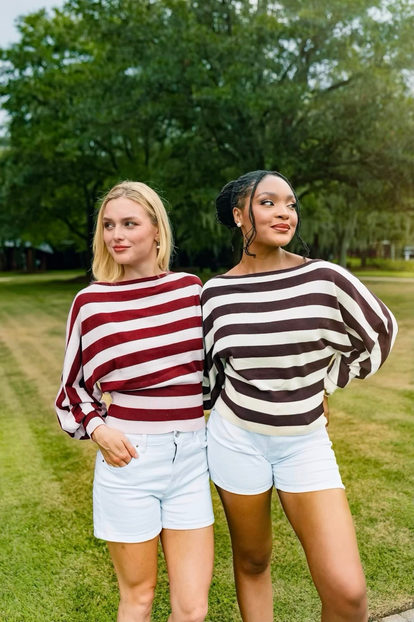 Signature Stripes Sweater - Mocha