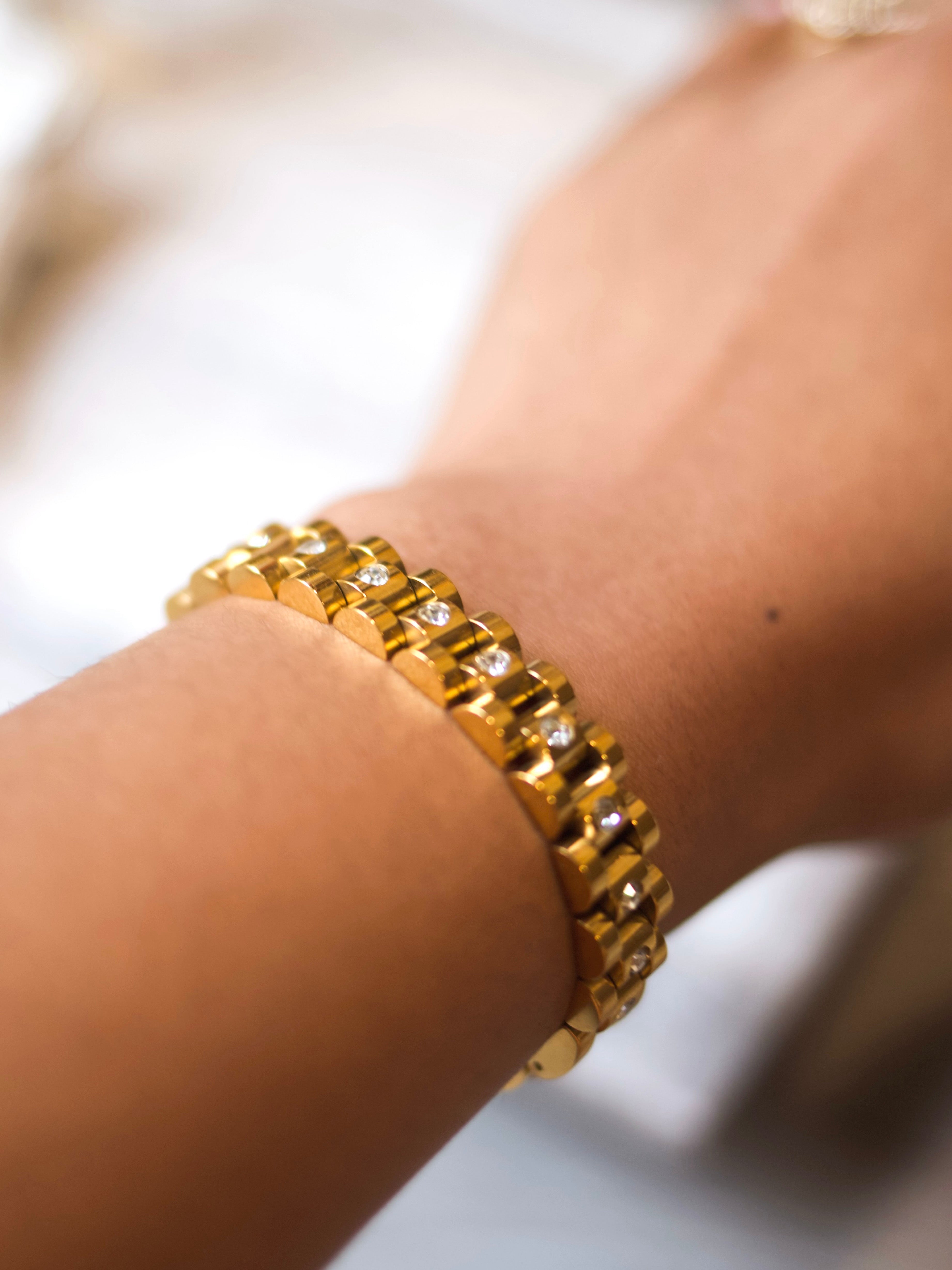 Linked In Time Bracelet