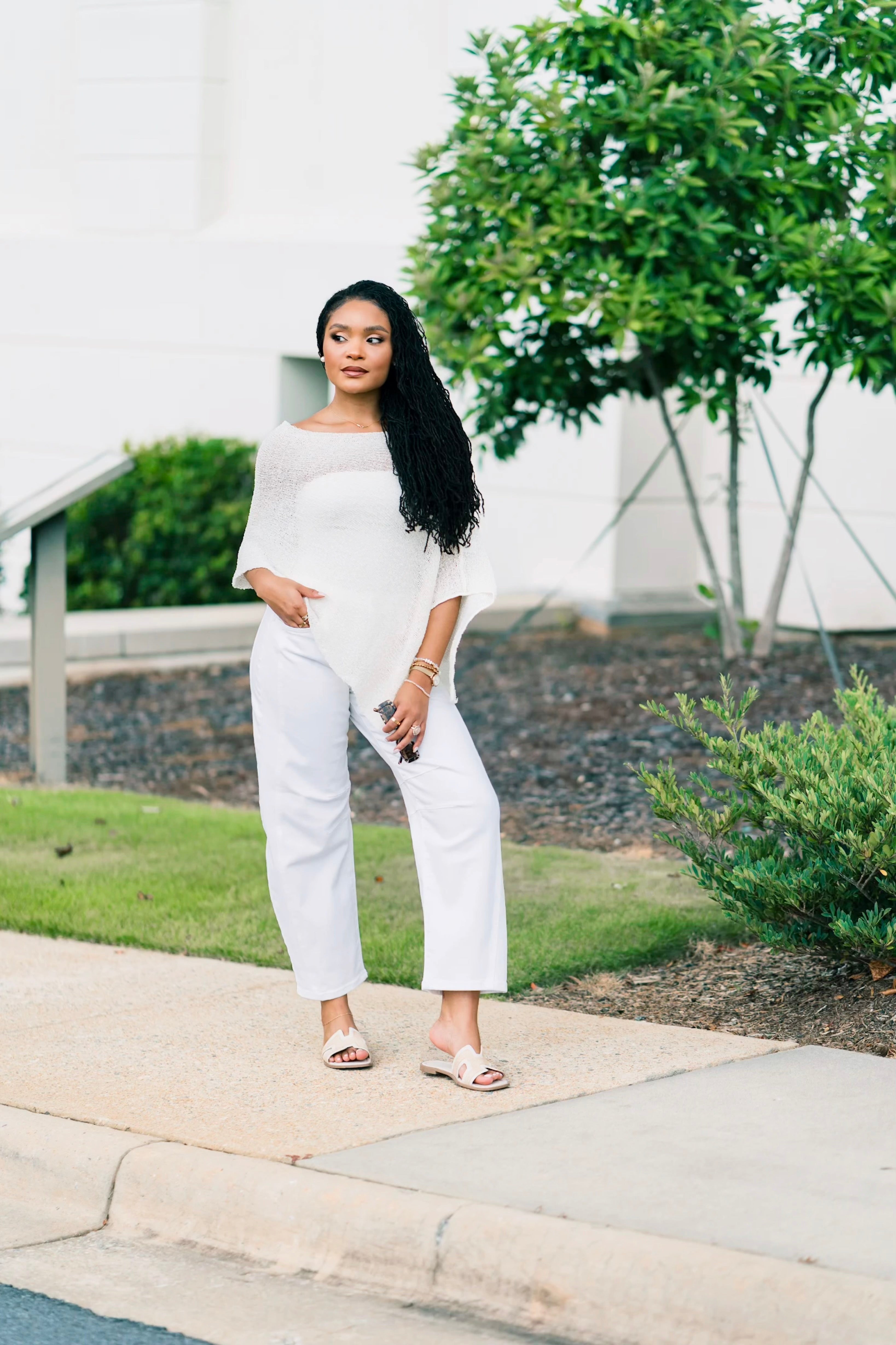 Daydream Poncho - Ivory