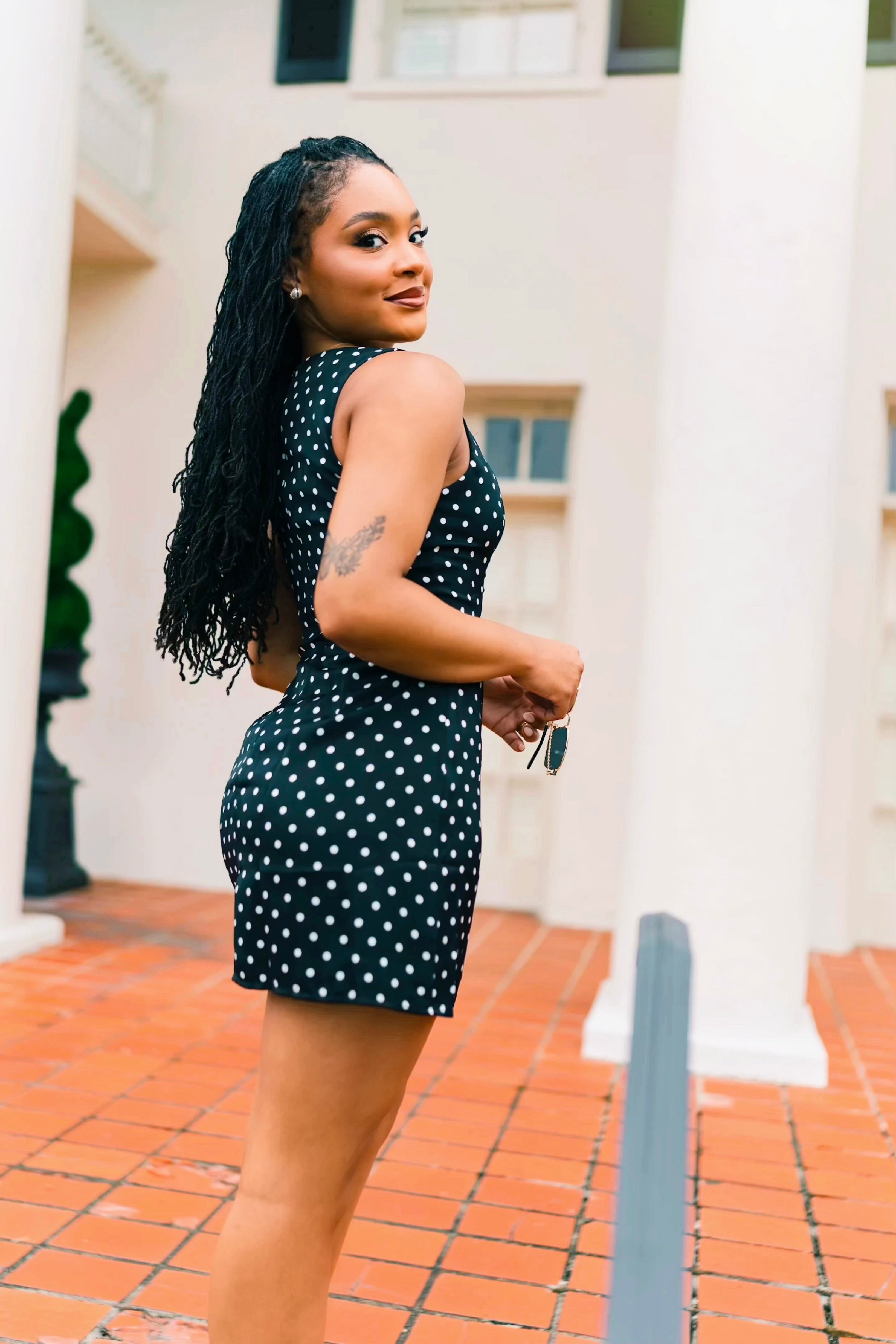 Spotted in Black Dress
