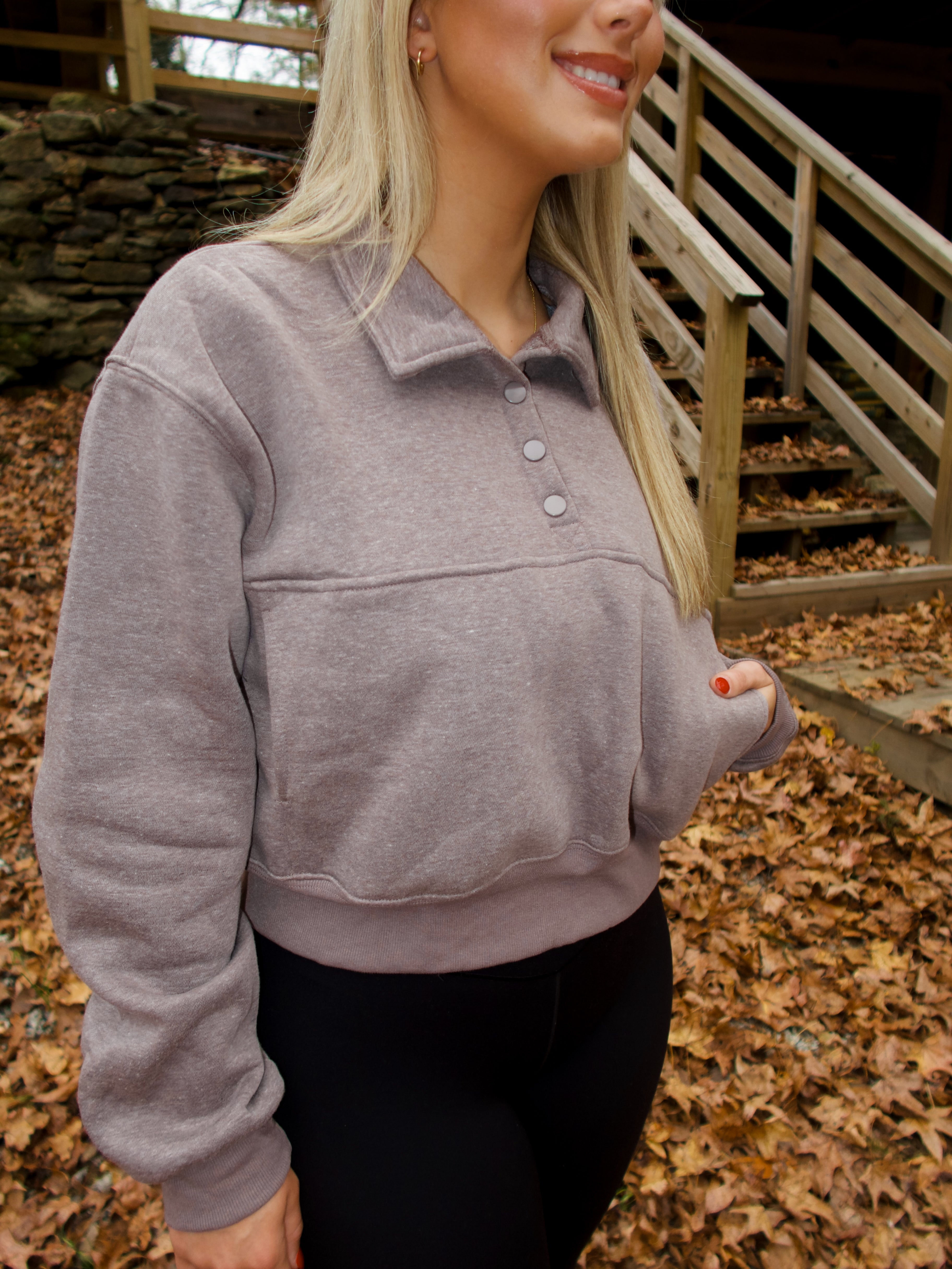 Daily Essential Pullover - Stone