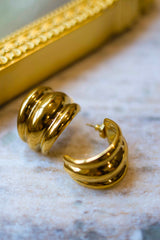 Triple Luxe Hoops