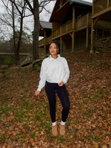 Daily Essential Pullover - Heather Grey